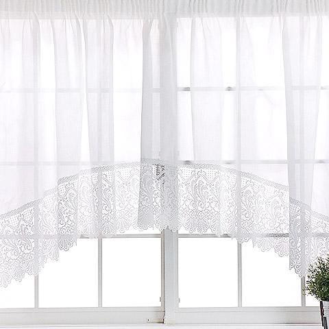 アーチスタイルの小窓・出窓スタイルカーテン