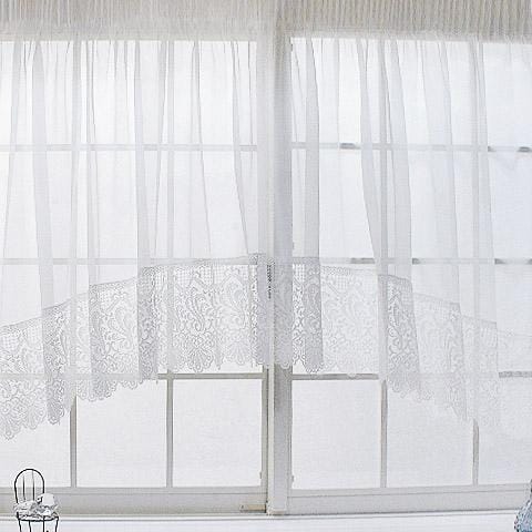 アーチスタイルの出窓スタイルカーテン